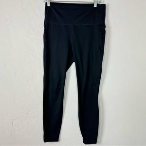 Target All in Motion Leggings Solid Black Workout High‎ Rise Yoga Running Knit